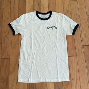 Project 615 | Nashville | “Grateful” T-shirt | Forest Green Accents | size S